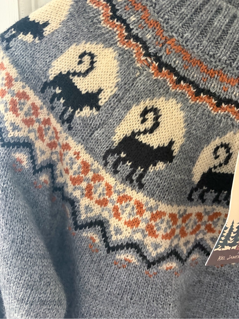 Kiel James Patrick Black Cat Halloween Sweater - Picture 2 of 5